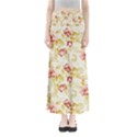 Background Pattern Flower Spring Full Length Maxi Skirt View1