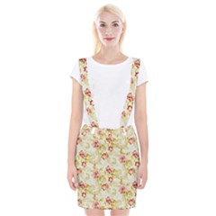 Background Pattern Flower Spring Braces Suspender Skirt