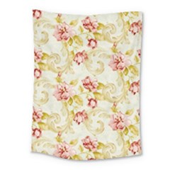 Background Pattern Flower Spring Medium Tapestry