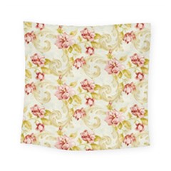 Background Pattern Flower Spring Square Tapestry (Small)