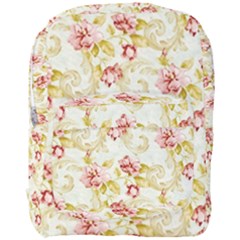 Background Pattern Flower Spring Full Print Backpack