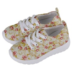 Background Pattern Flower Spring Kids  Lightweight Sports Shoes