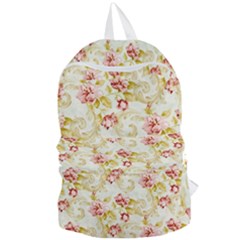 Background Pattern Flower Spring Foldable Lightweight Backpack