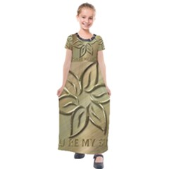 You Are My Star Kids  Short Sleeve Maxi Dress