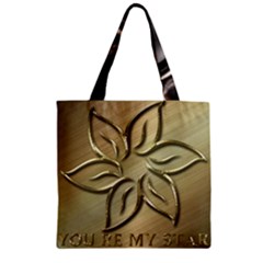 You Are My Star Zipper Grocery Tote Bag by NSGLOBALDESIGNS2