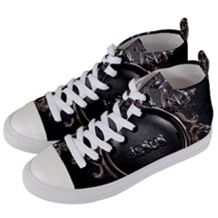 Jesus Women s Mid-top Canvas Sneakers by NSGLOBALDESIGNS2