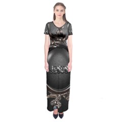 Jesus Short Sleeve Maxi Dress by NSGLOBALDESIGNS2