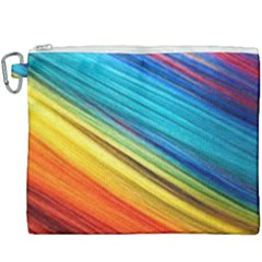 Rainbow Canvas Cosmetic Bag (xxxl) by NSGLOBALDESIGNS2