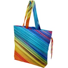 Rainbow Drawstring Tote Bag by NSGLOBALDESIGNS2