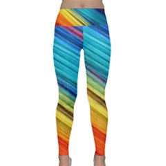 Rainbow Lightweight Velour Classic Yoga Leggings by NSGLOBALDESIGNS2