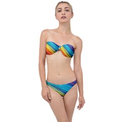 Rainbow Classic Bandeau Bikini Set by NSGLOBALDESIGNS2