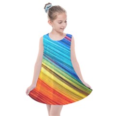 Rainbow Kids  Summer Dress by NSGLOBALDESIGNS2