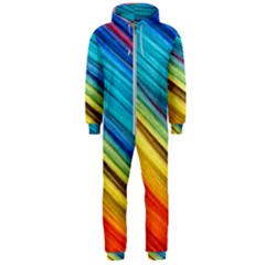 Rainbow Hooded Jumpsuit (men)  by NSGLOBALDESIGNS2