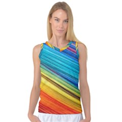 Rainbow Women s Basketball Tank Top by NSGLOBALDESIGNS2