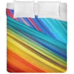 Rainbow Duvet Cover Double Side (california King Size) by NSGLOBALDESIGNS2