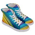 RAINBOW Women s Hi-Top Skate Sneakers View3