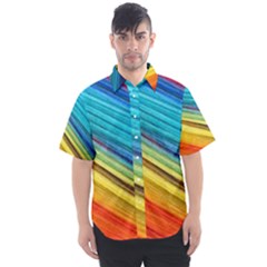Rainbow Men s Short Sleeve Shirt