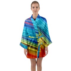 Rainbow Long Sleeve Kimono Robe by NSGLOBALDESIGNS2