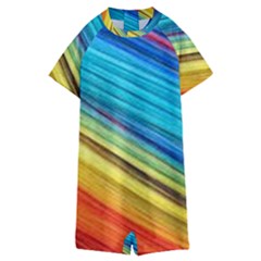 Rainbow Kids  Boyleg Half Suit Swimwear by NSGLOBALDESIGNS2