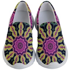 Abstract Art Abstract Background Kid s Lightweight Slip Ons by Simbadda