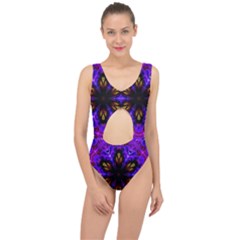 Abstract Art Abstract Background Center Cut Out Swimsuit