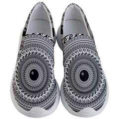 Graphic Design Round Geometric Women s Lightweight Slip Ons by Simbadda