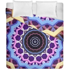Mandala Art Design Pattern Duvet Cover Double Side (california King Size) by Simbadda