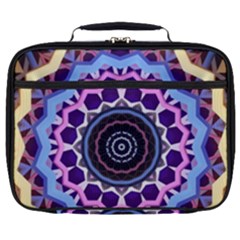 Mandala Art Design Pattern Full Print Lunch Bag by Simbadda