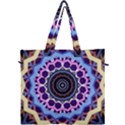 Mandala Art Design Pattern Canvas Travel Bag View1
