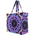 Mandala Art Design Pattern Canvas Travel Bag View2