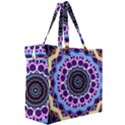 Mandala Art Design Pattern Canvas Travel Bag View3