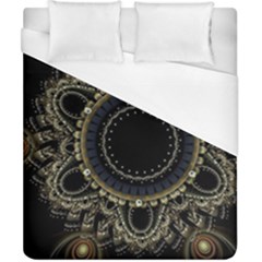 Fractal Mandala Intricate Duvet Cover (california King Size) by Simbadda