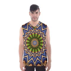 Abstract Antique Art Background Pattern Men s Basketball Tank Top by Simbadda