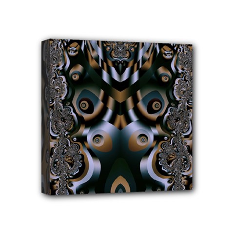 Art Fractal Artwork Design Mini Canvas 4  x 4  (Stretched)