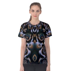 Art Fractal Artwork Design Women s Cotton Tee