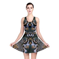 Art Fractal Artwork Design Reversible Skater Dress
