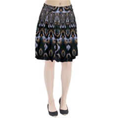 Art Fractal Artwork Design Pleated Skirt