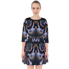 Art Fractal Artwork Design Smock Dress