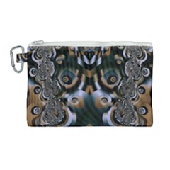 Art Fractal Artwork Design Canvas Cosmetic Bag (Large)