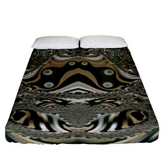 Fractal Art Artwork Design Fitted Sheet (king Size) by Simbadda