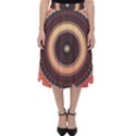 Ornamental Shape Concentric Round Classic Midi Skirt View1