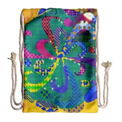 Mandala Abstract Background Image Drawstring Bag (large) by Simbadda