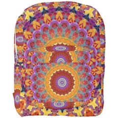 Fractal Kaleidoscope Mandala Full Print Backpack by Simbadda