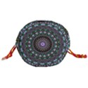 Fractal Kaleidoscope Mandala Drawstring Bucket Bag View3