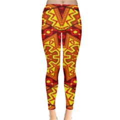 Kaleidoscope Mandala Recreation Leggings  by Simbadda