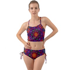 Kaleidoscope Mandala Pattern Mini Tank Bikini Set