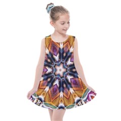 Kaleidoscope Pattern Kaleydograf Kids  Summer Dress