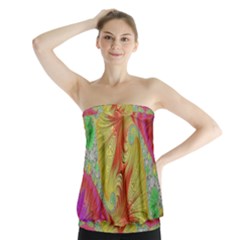 Fractal Artwork Fractal Artwork Strapless Top by Simbadda