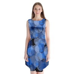 Circle Rings Abstract Optics Sleeveless Chiffon Dress   by Simbadda