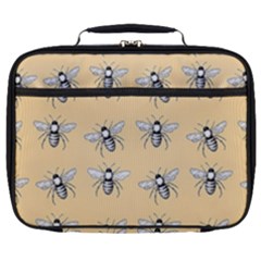 Pop Art  Bee Pattern Full Print Lunch Bag by Valentinaart
